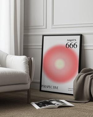 Tablou înramat „Angel Number 666” de Amélie