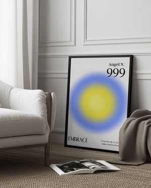 Tablou înramat „Angel Number 999” de Amélie