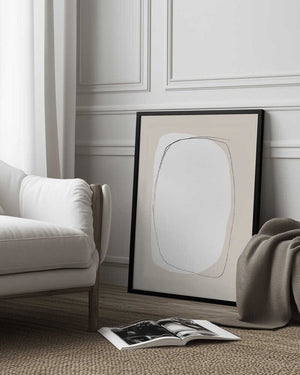 Tablou înramat „Layered Oval Shapes” de uplusmestudio
