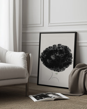 Tablou înramat „Green Lips” de Pictufy Studio II