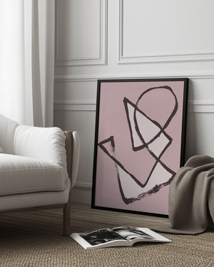 Tablou înramat „Abstract Shapes” de Pictufy Studio II
