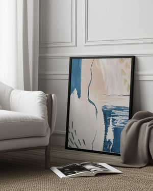 Tablou înramat „Calm Blues-2” de Sally Ann Moss