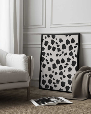 Tablou înramat „Love Black” de Sally Ann Moss