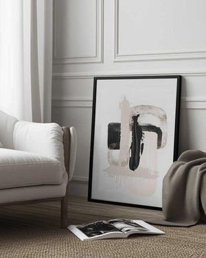 Tablou înramat „Brush Strokes-2” de Sally Ann Moss