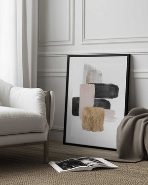 Tablou înramat „Brush Strokes-6” de Sally Ann Moss