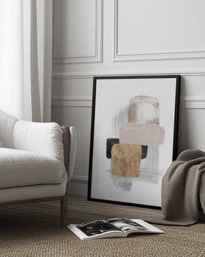 Tablou înramat „Brush Strokes-5” de Sally Ann Moss