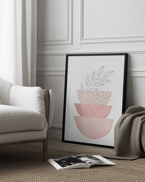 Tablou înramat „Love Pink-3” de Sally Ann Moss