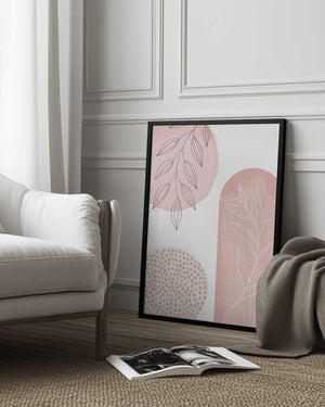 Tablou înramat „Love Pink-1” de Sally Ann Moss
