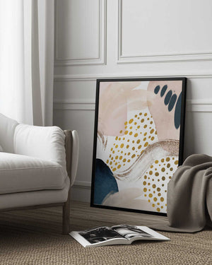 Tablou înramat „Smooth Abstract-3” de Sally Ann Moss