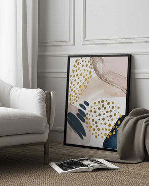 Tablou înramat „Smooth Abstract-1” de Sally Ann Moss