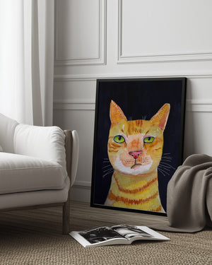 Tablou înramat „Ginger Cat” de Sharyn Bursic