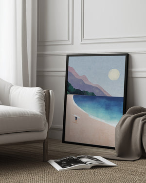 Tablou înramat „Surf Beach” de longwayhome