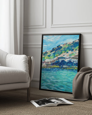 Tablou înramat „Palma” de Pauline Wegman | Key and Sea Creative