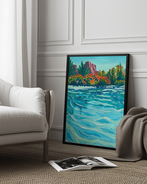 Tablou înramat „Sedona” de Pauline Wegman | Key and Sea Creative