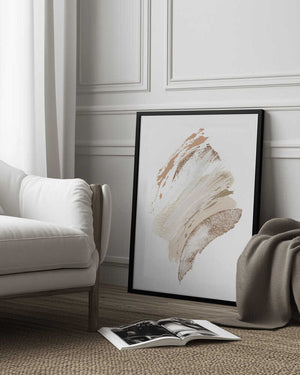 Tablou înramat „Neutral Silk-3” de Sally Ann Moss