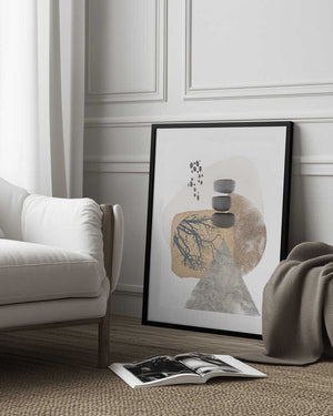 Tablou înramat „Neutral Silk-2” de Sally Ann Moss