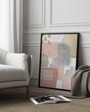 Tablou înramat „Delicate Pink-2” de Sally Ann Moss