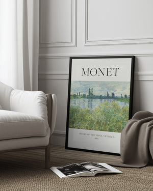 Tablou înramat „Banks Of The Seine” de Claude Monet