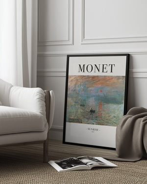 Tablou înramat „Sunrise 1872” de Claude Monet