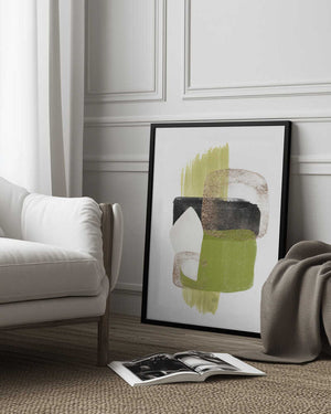 Tablou înramat „Green Dream-2” de Sally Ann Moss