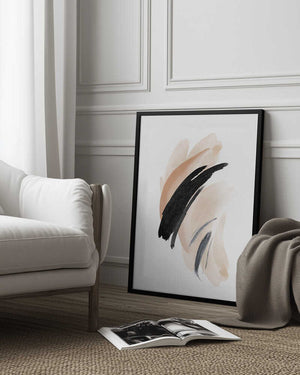Tablou înramat „Simple Beige-2” de Sally Ann Moss