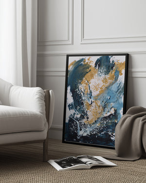Tablou înramat „Golden Sea” de Dan Hobday
