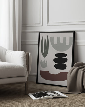 Tablou înramat „Shapes” de Dan Hobday