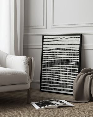 Tablou înramat „Lines” de Dan Hobday