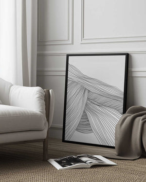 Tablou înramat „Waves” de Dan Hobday