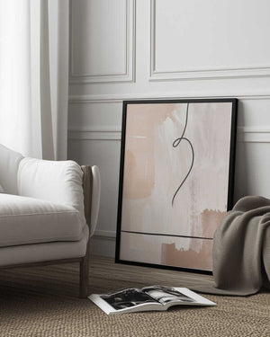 Tablou înramat „Creamy-3” de Sally Ann Moss