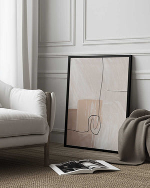 Tablou înramat „Creamy-1” de Sally Ann Moss