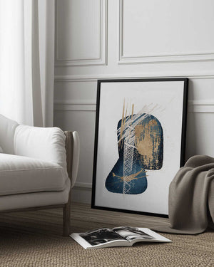 Tablou înramat „Stunning Blue-3” de Sally Ann Moss