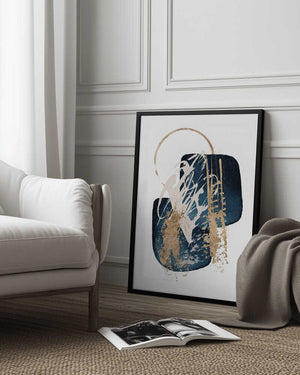 Tablou înramat „Stunning  Blue-2” de Sally Ann Moss