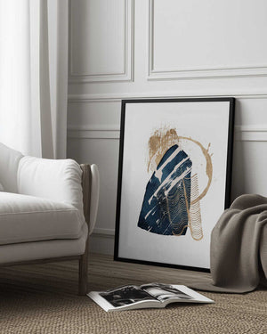 Tablou înramat „Stunning Blue-1” de Sally Ann Moss