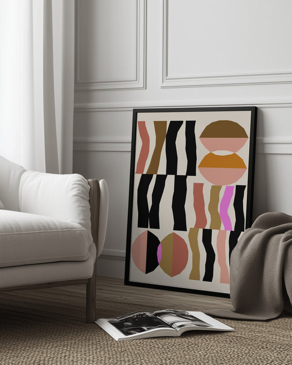 Tablou înramat „Abstract composition 26” de NKTN