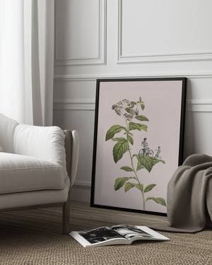 Tablou înramat „Botanical cycling” de Frida Floral Studio