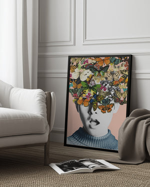Tablou înramat „Twiggy surprise” de Frida Floral Studio