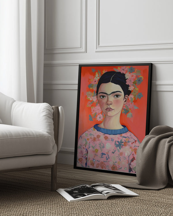 Tablou înramat „Floral Portrait Aura” de Treechild