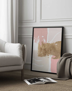 Tablou înramat „Pride of Pink-3” de Sally Ann Moss