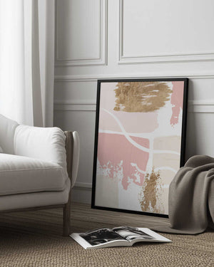 Tablou înramat „Pride of Pink-2” de Sally Ann Moss