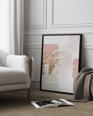 Tablou înramat „Pride of Pink-1” de Sally Ann Moss