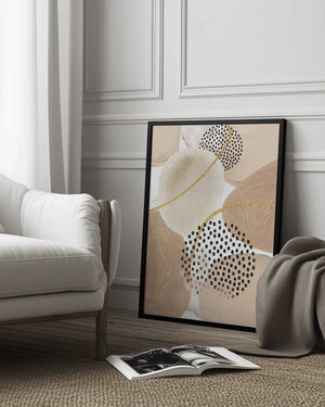 Tablou înramat „Jealous Beige-2” de Sally Ann Moss