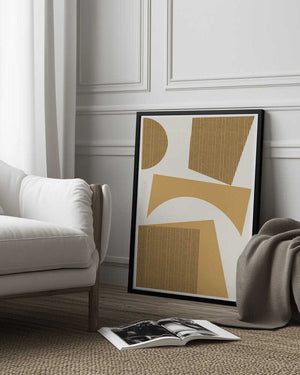 Tablou înramat „Curved Harmony” de THE MIUUS STUDIO