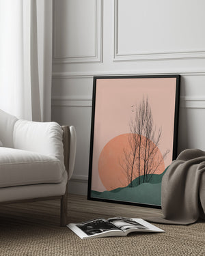 Tablou înramat „Sunset Memories” de Kubistika