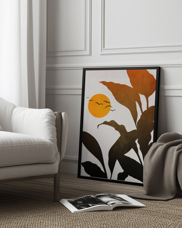 Tablou înramat „Mystic River” de Kubistika