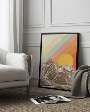 Tablou înramat „Mountainscape Nº1” de Florent Bodart