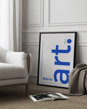 Tablou înramat „Hello Bold Typography” de Athene Fritsch