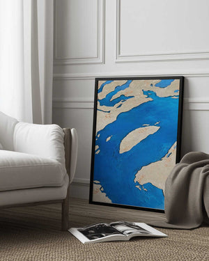 Tablou înramat „Columbia River” de Alyson Storms