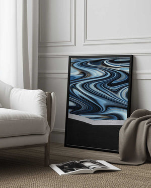 Tablou înramat „Nebula Glass” de Alyson Storms