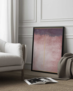 Tablou înramat „Pink and Yellow 2” de Alyson Storms